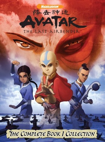 poster Avatar a lenda de Aang 1ª temporada.